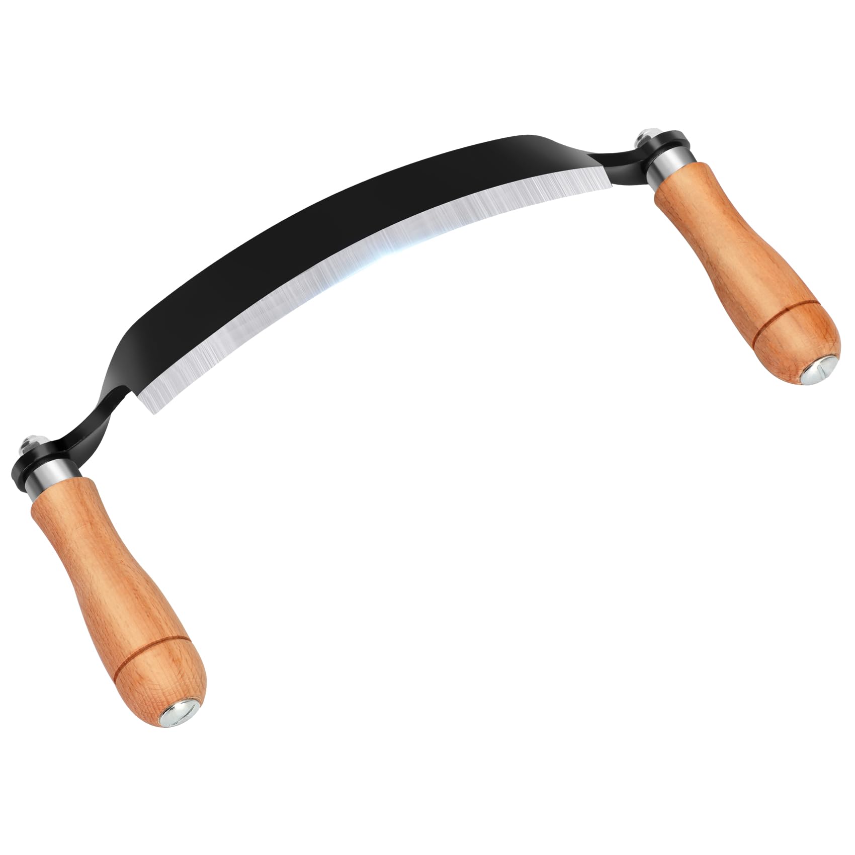 Photo 1 of 10'' Draw Knife,Draw knife debarking tool,Curved Draw Knife,Draw Shave Tool Debarking Hand Tool,ergonomic handle,simple and effortless to use,bark stripper tool