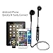 Bluetooth Headphones, INNLIFE V4.1 Wireless Stereo Noise Cancelling Sports Headset with Mic for iPhone 6s Samsung Galaxy S7 and Android Smartphones (black)