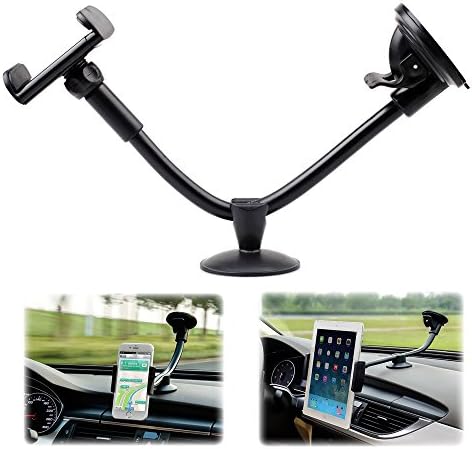 Universal Dash 360°Car Windshield Mount Holder Stand 2in1 for Mobile Phone Tablet GPS iPhone Samsung