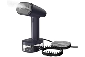 HUBDIC HubiCare Steamer for Clothes, 1500W with Large 250ml Tank, Handheld Clothing Steamer, Fabric Wrinkle Remover, Portable & Compact Travel Size Garment Steamer ONLY FOR 120V (Navy)