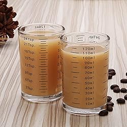 NCnnwovf Measuring Cup 4 Ounce/120ML Shot Glass