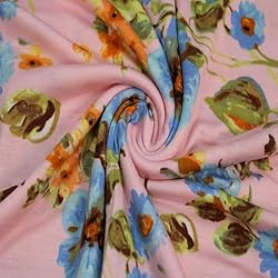 60" Wide Printed Rayon Spandex Jersey Knit Fabric
