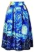 Alaroo Women's Van Gogh Impressionistic Painting Starry Night Flare Skirt S