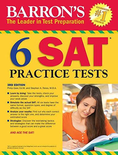 Barron's 6 SAT Practice Tests