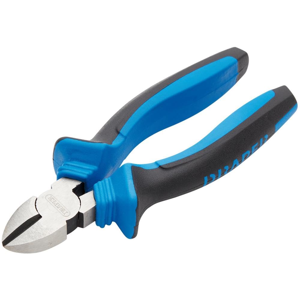 Draper 44145 Diagonal Side Cutter with Soft Grip, 160mm