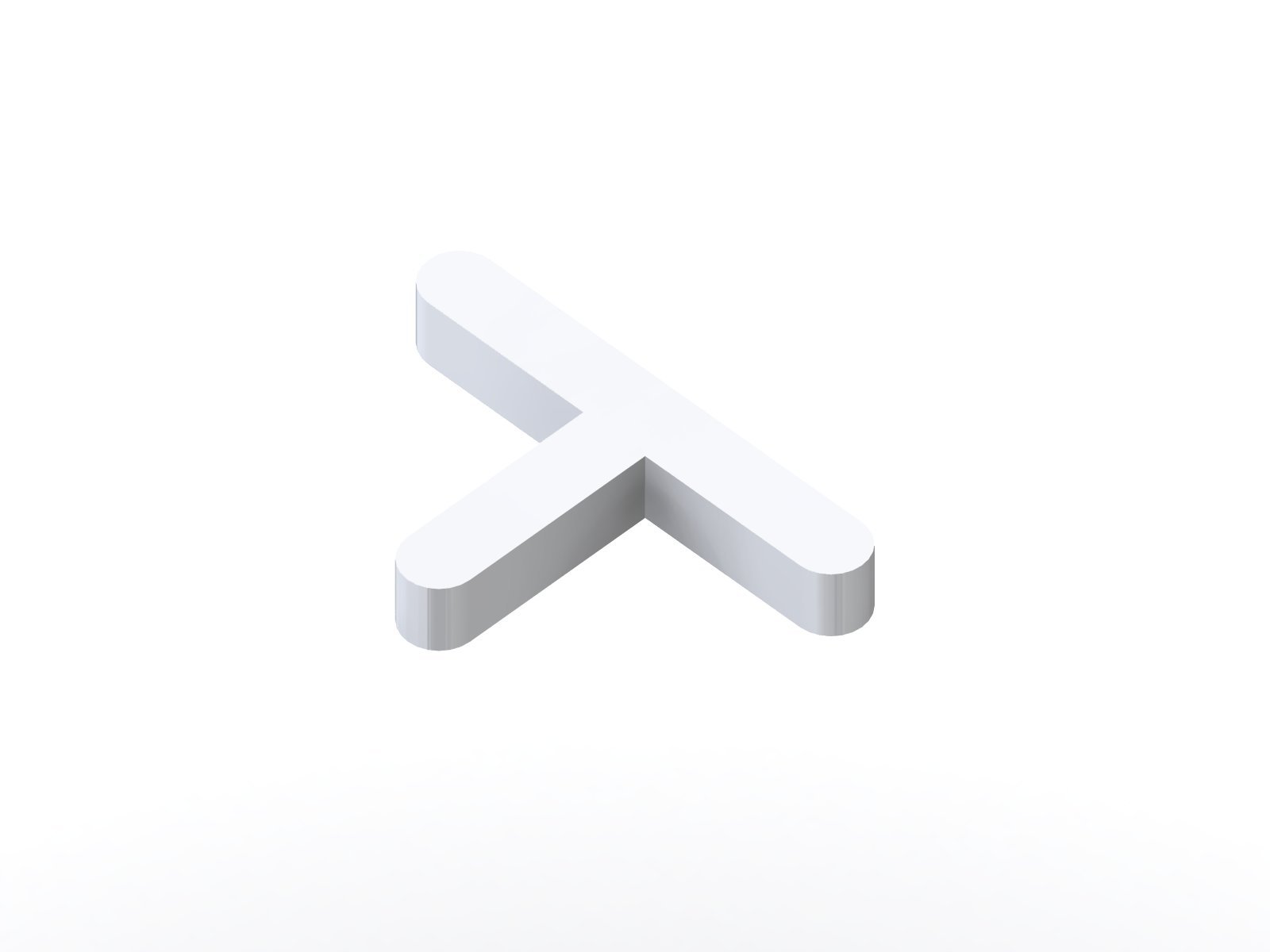 TILE RITE TSS215 T Shaped Long Leg Tile Spacers, White, 250 x 3 mm