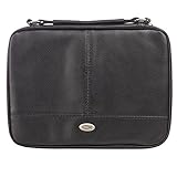 Kitchen Christian Art Gifts Bible Cover-Two Fold Organizer-X Small-Black Luxleather Book
