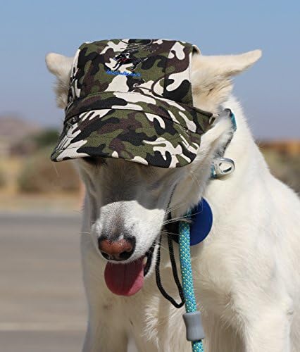 LoveWallyDog Outdoor Pet Hat Camo Adjustable (Medium)