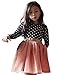 NNJXD Toddler Girl Polka Dotted Multilayer Ruffled Long Sleeve Tutu Party Dresses Size 2-3 Years Black