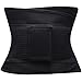 KOOCHY Waist Trainer for Women - Waist Trimmer Back Support Belt Sweat Wrap for Weight Loss Workout Fitness Gym Sport(Black,S)