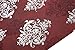 HaokHome 66111 Vintage Red Damask Wallpaper Rolls Crimson Red/Ivory/Brown Retro Textured Wall Decoration 20.8