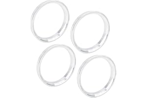 ACROPIX 72.6 to 64.1 mm Hub Centric Rings Silver Tone - Pack of 4