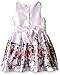 Pippa & Julie Girls' Tank Dress with Border Print