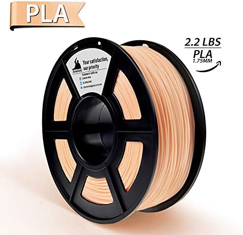 PLA Filament, 3D Hero PLA Filament 1.75mm,PLA 3D Printer Filament, Dimensional Accuracy +/- 0.02 mm, 2.2 LBS(1KG),1.75mm Filament,Skin