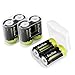 RayHom D Batteries Rechargeable 10,000mAh Ni-MH High Capacity Battery (6 Pack)