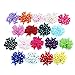 CÉLLOT 3 Inch Boutique Grosgrain Ribbon Pinwheel Hair Bows Alligator Clips For Girls Toddlers Accessories Teens Gifts In Pairs