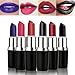 Neverland Beauty 6 Colors Sexy Vampire Lipstick 100% Natural Moisturizing Lustrous Makeup Lipsticks Set Long Lasting Waterproof Lip - 6pcs Black Box