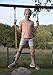 Abeaco Heavy Duty Playground Trapeze Bar with Rings Extra Long 38 Inch Chain Swing Set (Trapeze Bar)