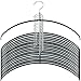 Mawa by Reston Lloyd, Euro Ultra-Thin Series, Non-Slip Space Saving Clothes Hanger, Style 40/PT for T-Shirts, Blouse, & Sun Dresses, Set of 20, Black