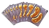 Gold Eye Masks: WHOLESALE 24K Hydrogel Under Eye Gel Patches (10 PAIRS) with Collagen, Hyaluronic Acid, & Vitamin E - Moisturizes Skin to Firm & Reduce Dark Circles, Puffiness, & Wrinkles