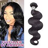 Star Show Hair Brazilian Body Wave Single Bundle Grade 7A Unprocessed Virgin Human Hair Extension Can Be Dyed and Bleached Brazilian Hair Weave Bundle (8 inch)