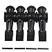 Tornado 4 Black Foosball Men Counter Balanced Pin