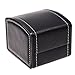 BCP Black PU Leather Square Gift Bracelet Watch Jewelry Box Case for Single Box