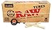RAW Natural Unrefined King Size Cigarette Tubes (200 Tubes per Box) 3 Boxes with Rolling Paper Depot Lighter Lasso