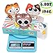 AOLIGE 4pcs Cat Squishies Party Favors Animals Toys Table Decorations for Kids