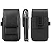 BECPLT for Galaxy Note 10 +Plus 5G Holster Black Mobile Phone Belt Pouch Holster Cover Belt Clip Case Pouch for S20+ Plus / S20 Ultra 5G/ Note 9 Note 8 (Fit w/Thin Case on)