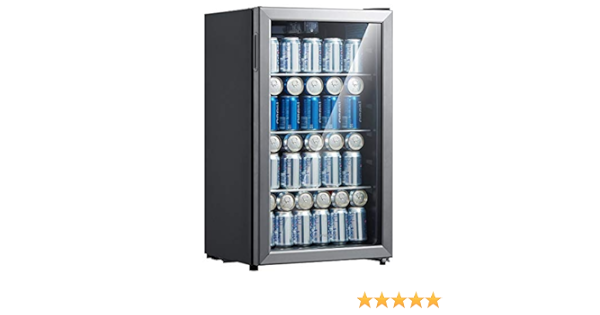 Amazon Com Emerson 115 Can Or 34 Wine Bottle Refrigerator With Temperature Control Appliances