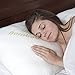 Memory Foam Bamboo Pillow, Bed Pillows for Comfort and Support by Lavish Home (Removable Pillow Cover, Hypoallergenic Pillow Protector)