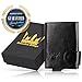 RFID Blocking Wallet, Aluminum & Leather Slim Wallet, Credit Card Holder for All Kind Of Cards, With One Click All 6 Cards Slide Out, In A Nice Gift Box Fathers Day