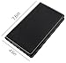MaxGear PU Leather Business Card Book Holder, Business Card Organizer, Name Card Book Holder -Holds 180 Cards Black