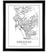 San Diego, San Diego Map, San Diego Map Print, City Map Posters, Modern Map Art, California Map Art, California, Map Wall Art, Black and White, Minimalist Art, Scandinavian Poster, 8x10