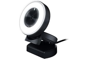 Webcam Web Cam Razer Kiyo Autofocus Ring Light Computer Online Streaming Webcam w/Mic