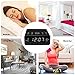 Alarm Clock Radio, LED Digital FM/AM Radio Alarm Clocks for Bedrooms Battery Backup (Black)