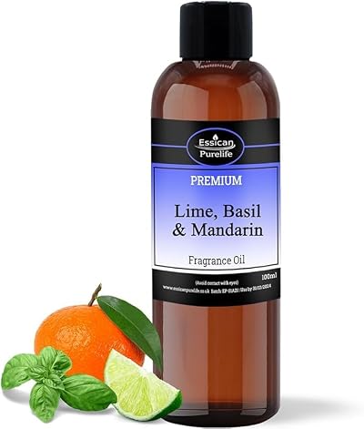 Essican Purelife Lime Basil Mandarine Fragrance Oil 100ml for Candle Making