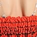 Quesera Women's Moana Costume Patterned Belt Tassel Skirt Set Outfit Halloween Cosplay Party Costume Red