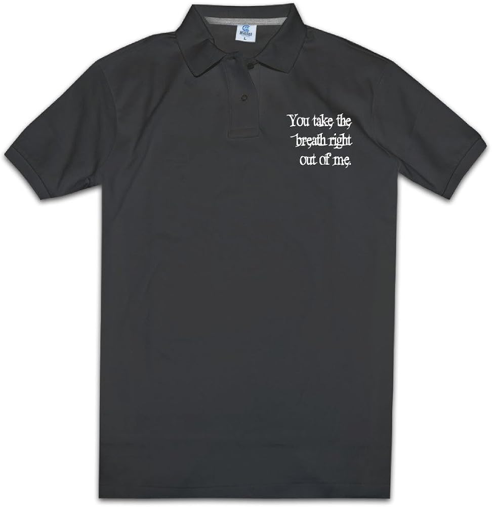 Printed Polo Shirts Breaking Benjamin Breath Lyrics Tops Amazon Ca Clothing Accessories