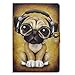 iPad Mini Case - LittleMax [Cards Holder] Ultra Slim Lightweight Thin PU Leather Stand Flip Case Cover with Auto Sleep/Wake for iPad Mini 1/2/3/4-7.9 Inch - Headphone Dog
