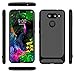 SunRemex LG G8 ThinQ Case,LG G8 Case, Carbon Fiber Shock Resistant Brushed Texture with Anti-Fingerprint and Anti-Slip Design Phone Protective Cover Case for LG G8 ThinQ (Black)