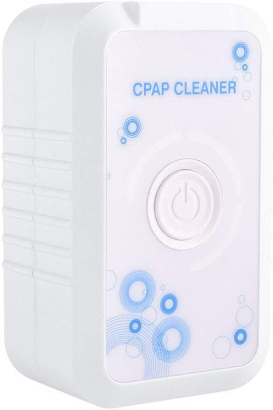 BIHIKI Portable Mini CPAP Cleaner Disinfector,Ozone Sterilization, Cleaner Respiratory Machine, CPAP Air Disinfection for CPAP Machine,Tube, Mask