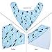 Baby Bandana Drool Bibs for Drooling and Teething HappyCell 4 Pack Gift Set For Boys and Girls