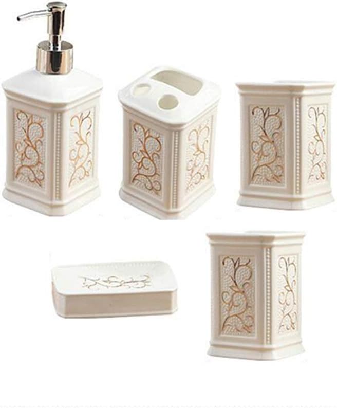 ZPWSNH Accesorios De Artículos De Tocador For El Baño Set De