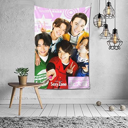 タペストリー Sexy Zone おしゃれ インテリア 壁掛け 布ポスター 模様替え 個性 家庭飾り 和室 洋室 壁吊り 多機能ホーム装飾 背景布 100 150 Cm B08brggcsb 1 425円