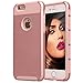 iPhone 6S Plus Case, iPhone 6 Plus Case, AUMIAU Hybrid Slim Fit Dual Layer Shockproof Hard Protection Protective Case Cover (Rose Gold)