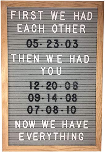 1" Letters and Characters for Changeable Letter Boards | 252 Characters & Symbols | Includes @ # $% ¢ ♂ ♁ ♪ & ♥ | Bonus Pouch (1" Letter Set & Bag ONLY)