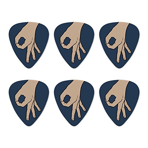 The Circle Game Novelty Guitar Picks Medium Gauge - Set of 6
