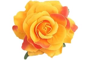 Lovefairy Beautiful Rose Flower Hair Clip Pin up Flower Brooch for Party Travel Festivals